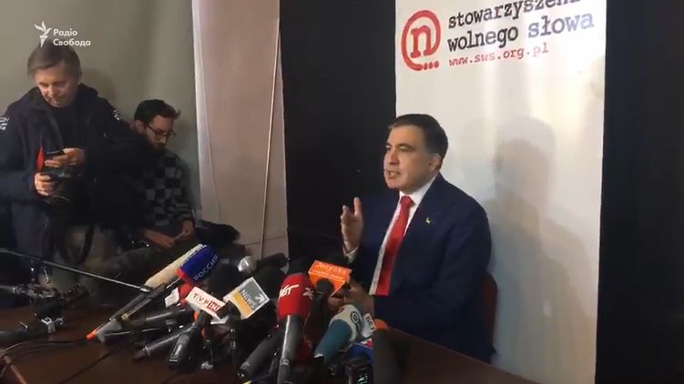 Саакашвили в Польше ничуть не лучше для власти, чем Саакашвили в Украине, фото: Радио Свобода/Facebook