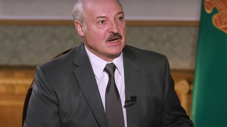 Лукашенко дает интервью Гордону. Кадр из видео