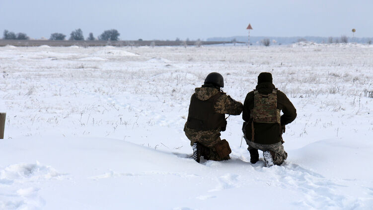 Солдаты ВСУ на учениях. Фото Минобороны Украины