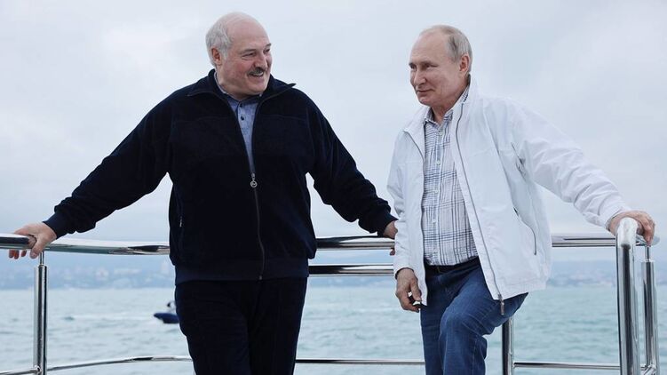 Лукашенко и Путин во время встречи в Сочи. Фото: ТАСС