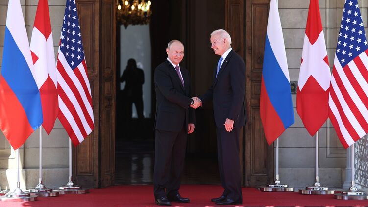 Владимир Путин и Джо Байден в Женеве 16 июня 2021. Фото сайта Кремля