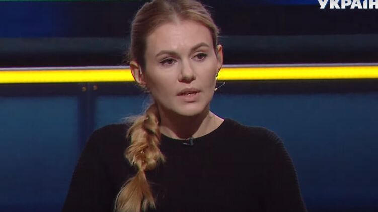 Анна Скороход дала первое интервью после смерти Антона Полякова. Кадр из видео