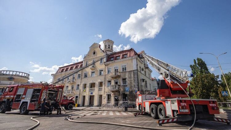 Чернігів після удару РФ