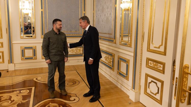 Госсекретарь Энтони Блинкен с приехал с очередным визитом в Киев. Фото: twitter.com/SecBlinken
