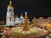 В столице Украины установят новогоднюю елку, ее монтаж оплатят благотворители