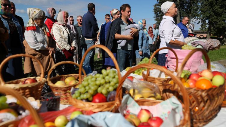 Иллюстрация по случаю Яблочного Спаса