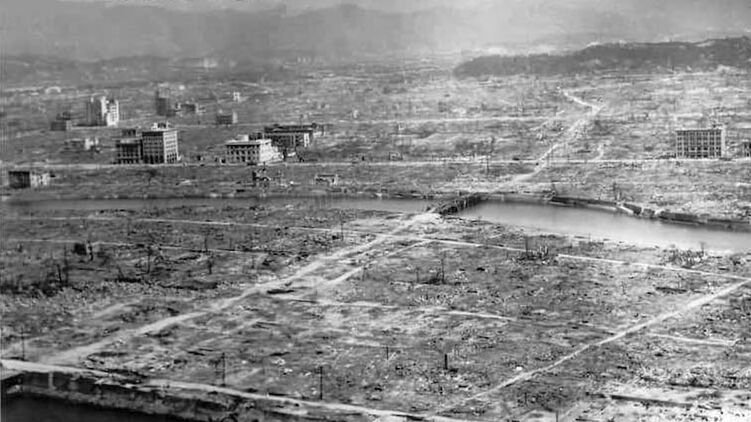 Хиросима после ядерного удара США