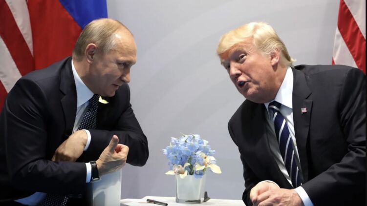 Путін та Трамп. Архівне фото