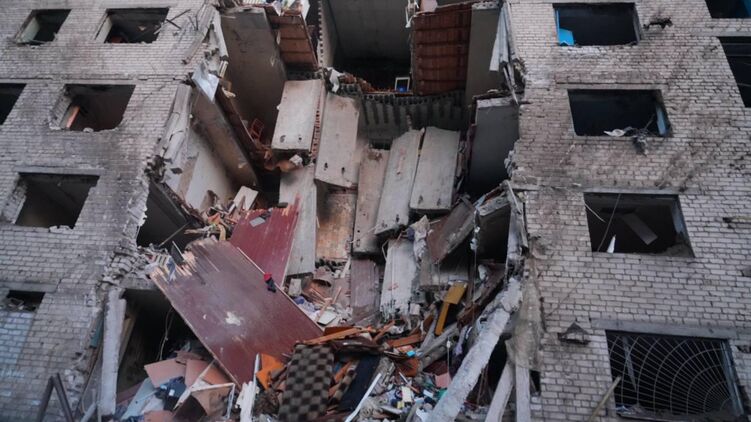 Приліт за гуртожитком у Запоріжжі