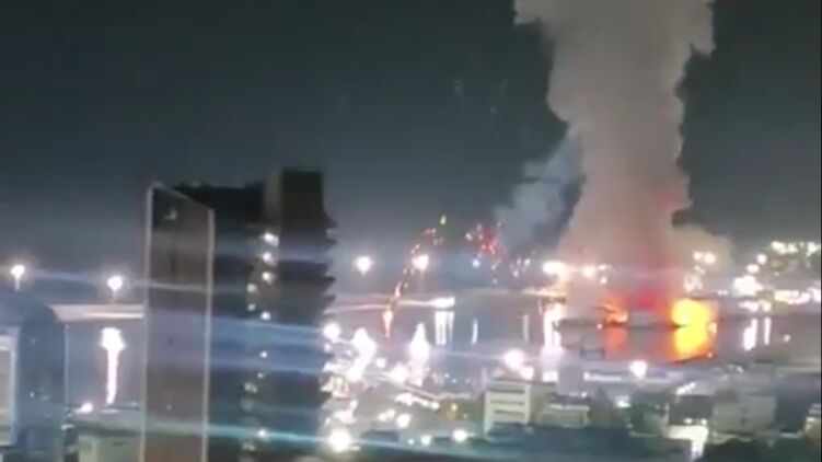 Обстрел Каракаса. Скриншот из видео