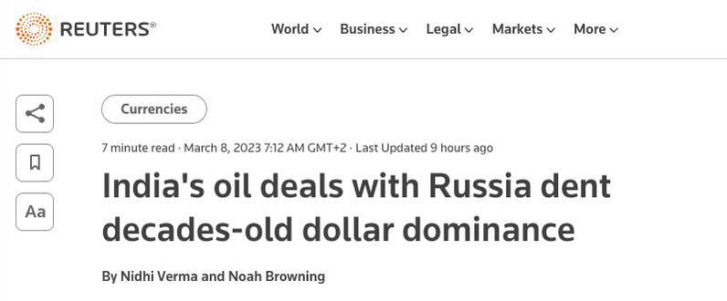 Нафтові угоди Росії та Індії