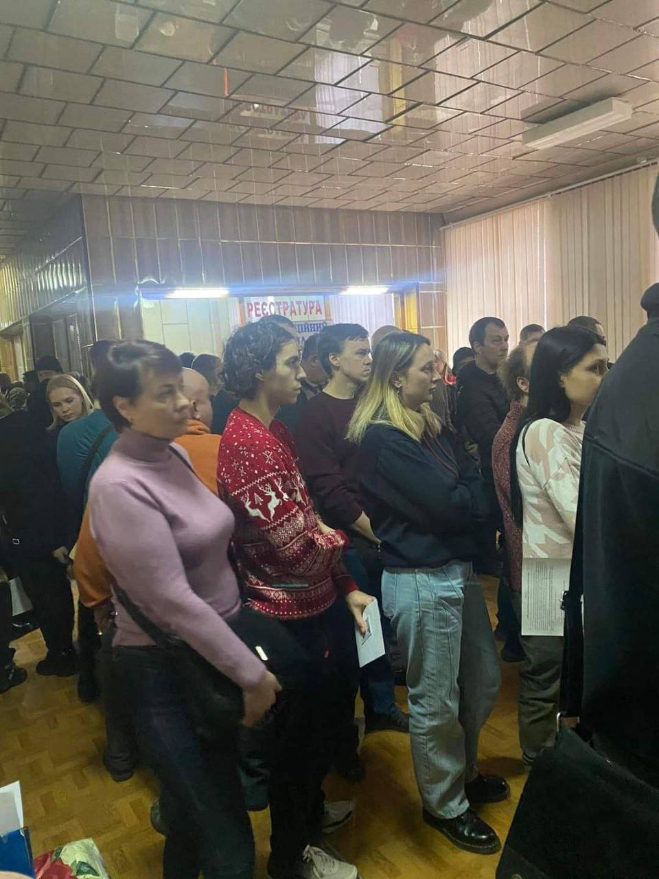 очереди для сдачи крови в Херсоне