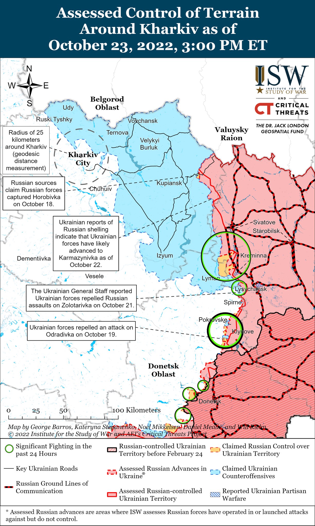 Карты боевых действий в Украине
