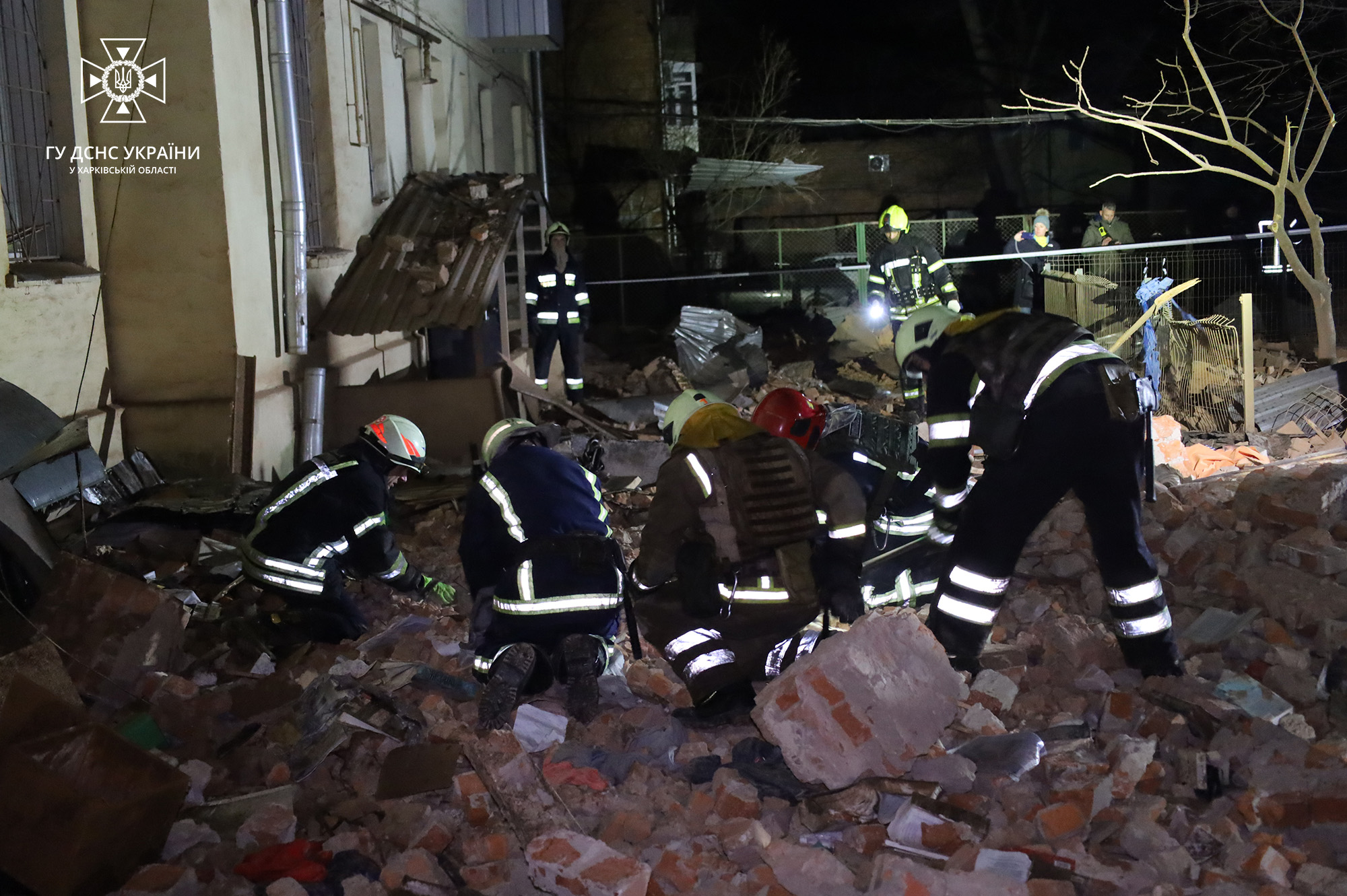 Удар по жилому дому в Харькове 29 января