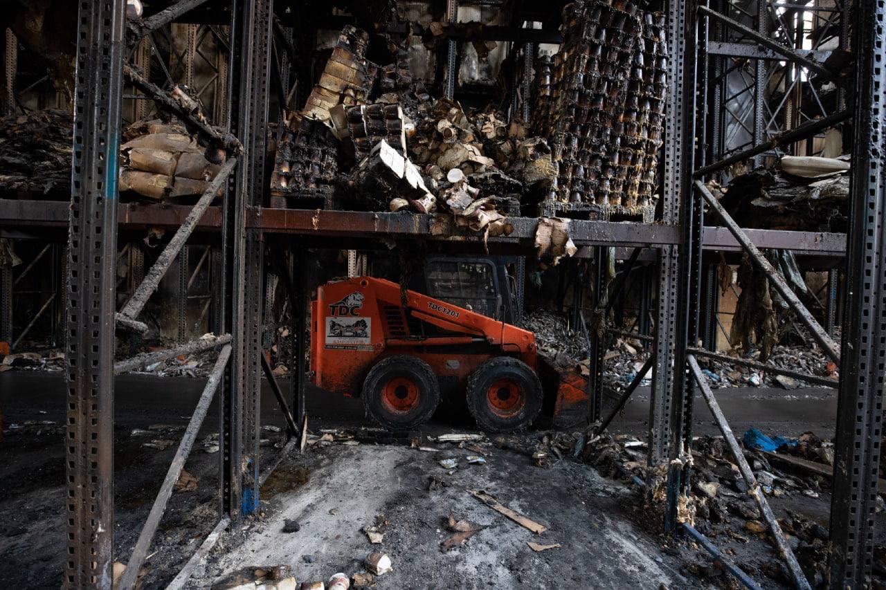 Под ракетные удары попали продовольственные склады под Киевом