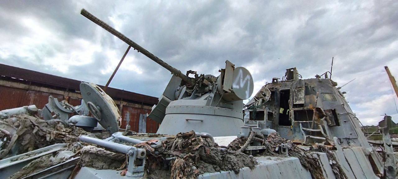 Украинский затонувший бронекатер "Лубны"