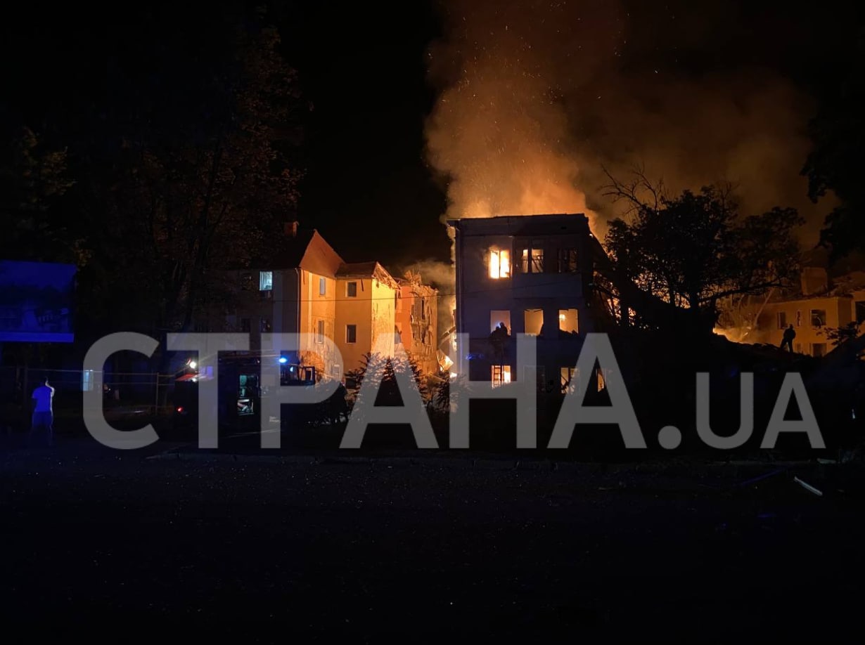 Последствия обстрела в Харькове
