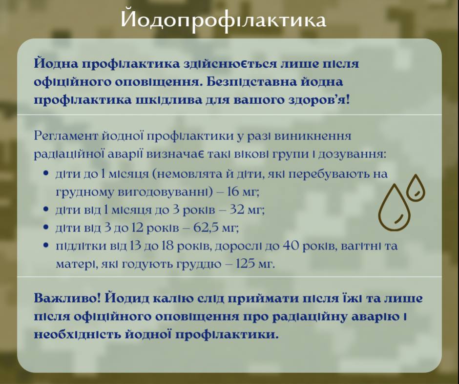 В Киевской городской военной администрации рассказали, как действовать в случае радиационной опасности