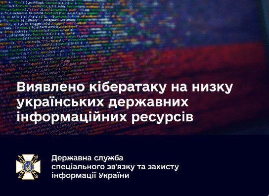 Кібератака на українські сайти 23 лютого