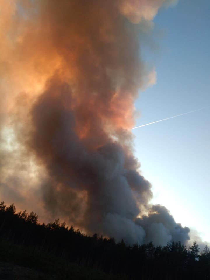 Лесной пожар фото группа Север