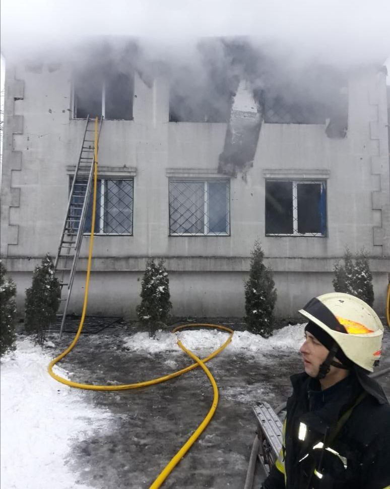 Пожар Харьков