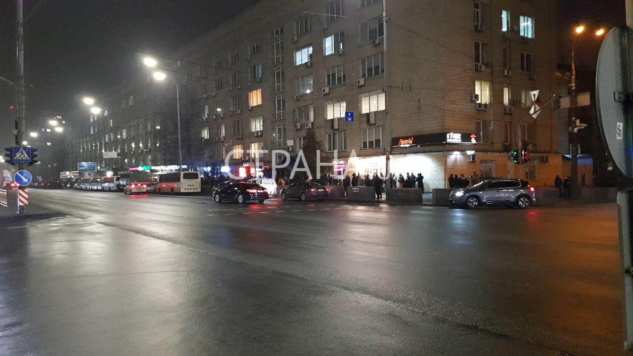 митинг националистов возле посольства Израиля