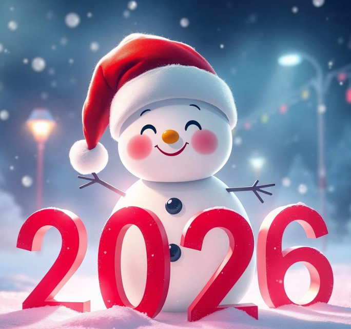 з новим роком 2026 листівка