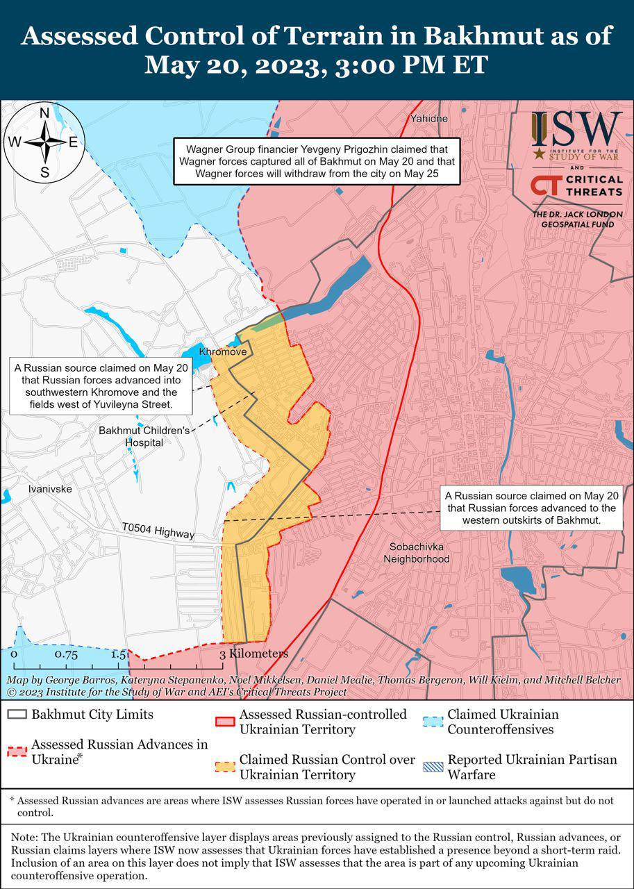 Карта боїв ISW