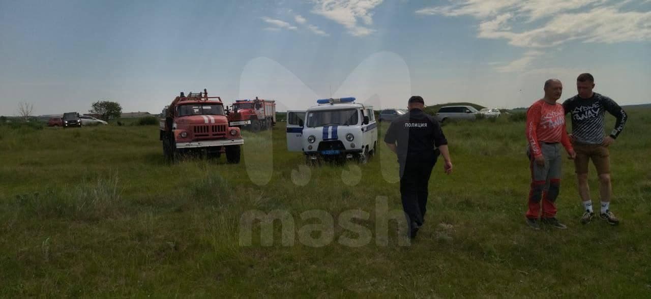 Самолет потерпел крушение. Фото: Telegram/РИА Новости