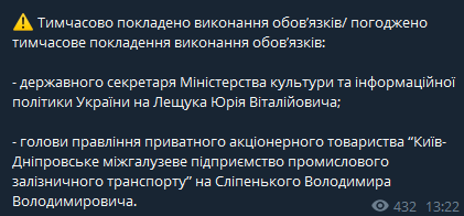 Кого Кабмин уволил и назначил на должности на заседании 