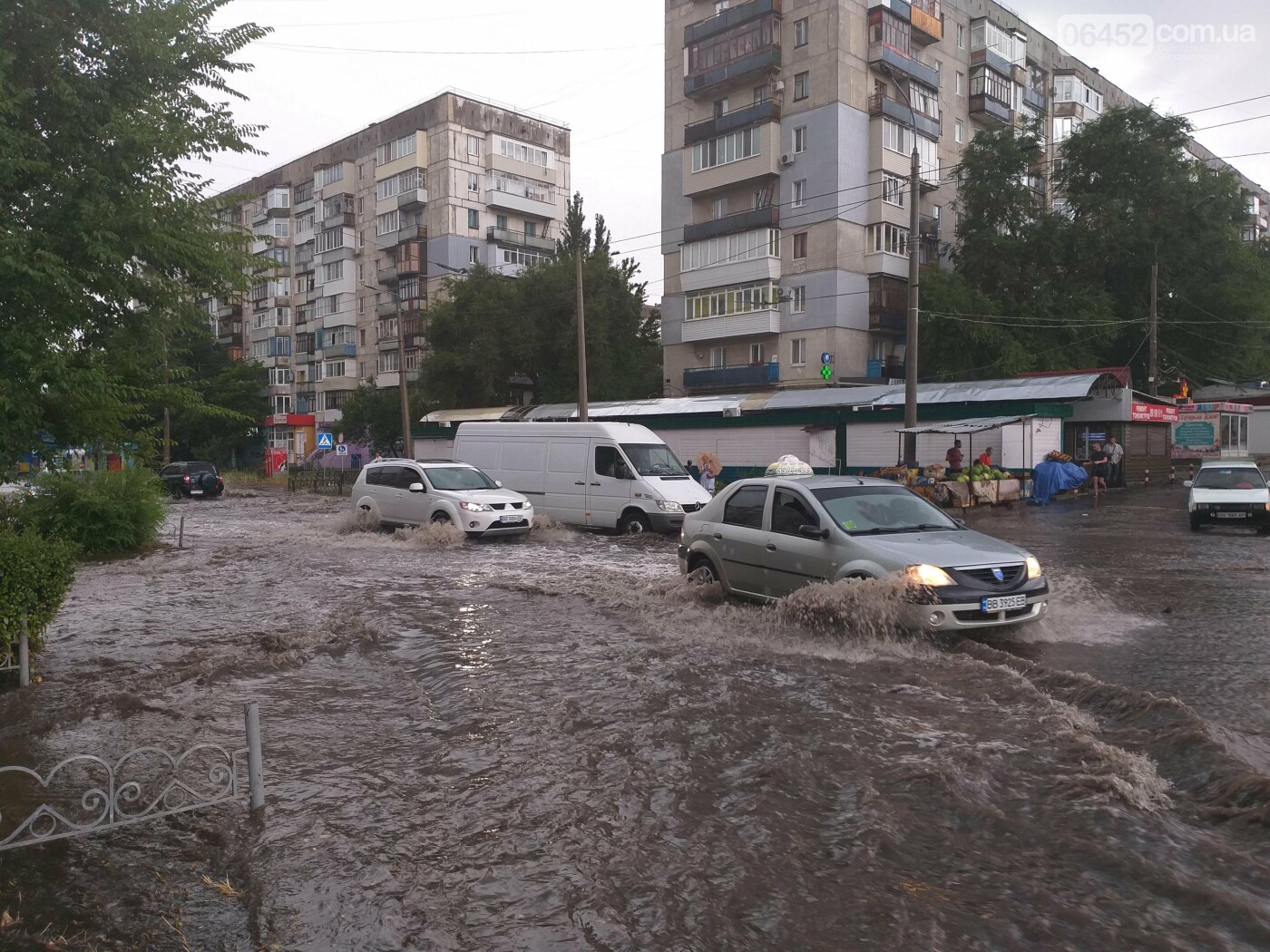 Северодонецк затопил сильный ливень