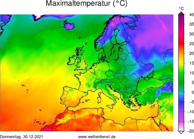 Прогноз погоды в Украине. Скриншот из фейсбука Натальи Диденко