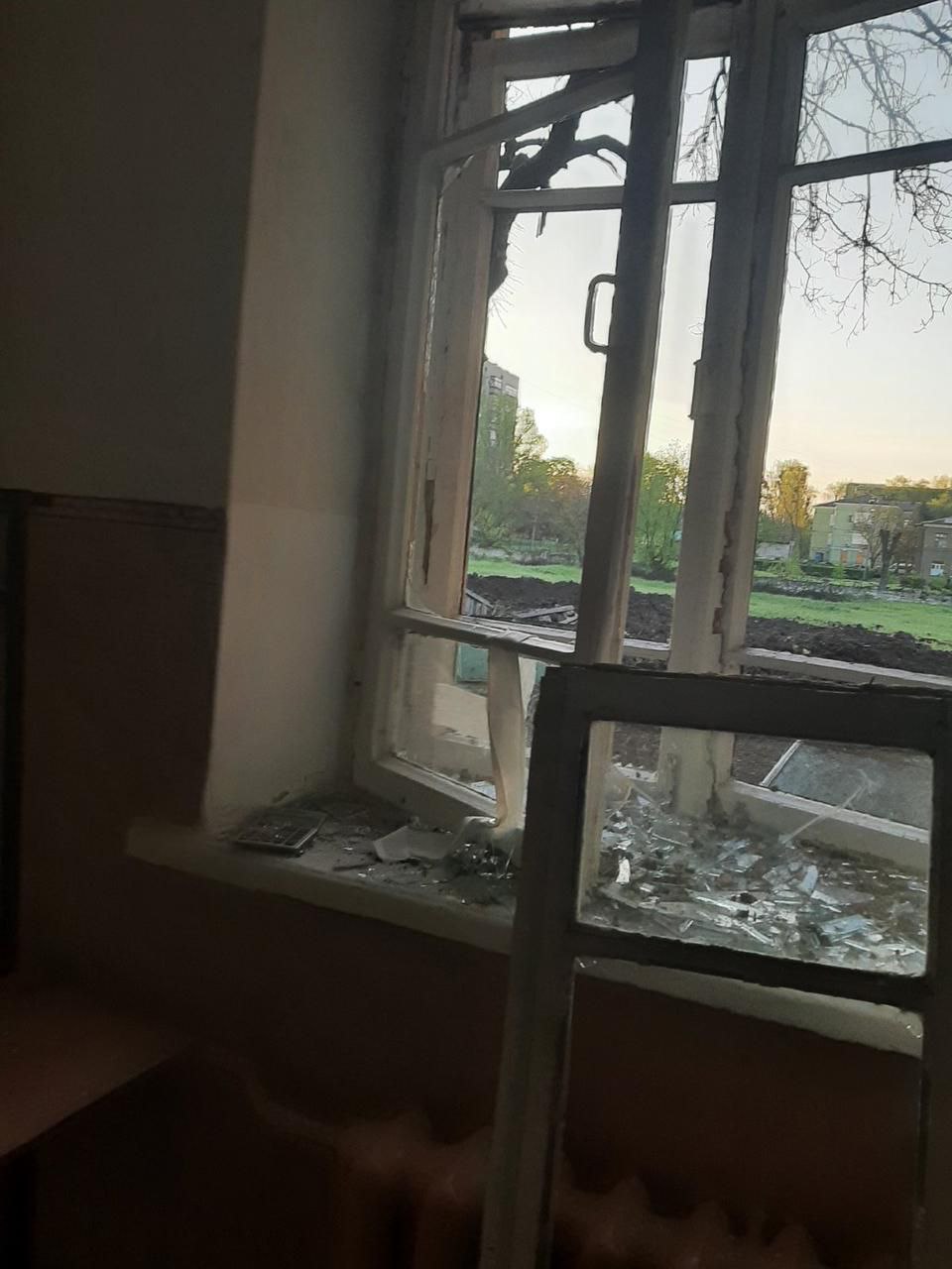 обстрел школы в Краматорске 