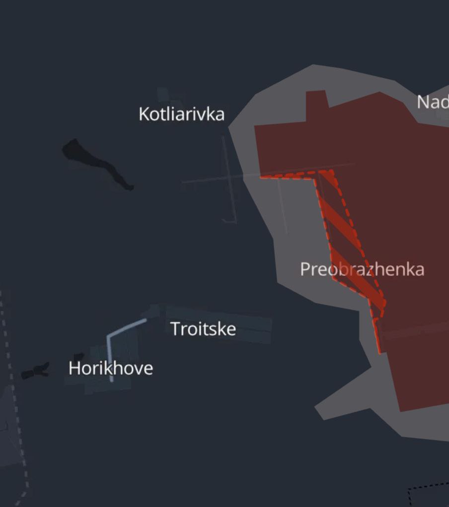 Карта бойових дій. Джерело - Deep State