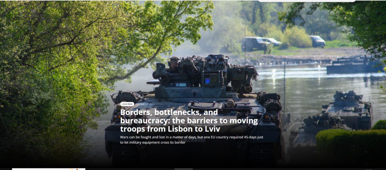 Євросоюз прискорює військову мобільність для забезпечення гарантій Україні.