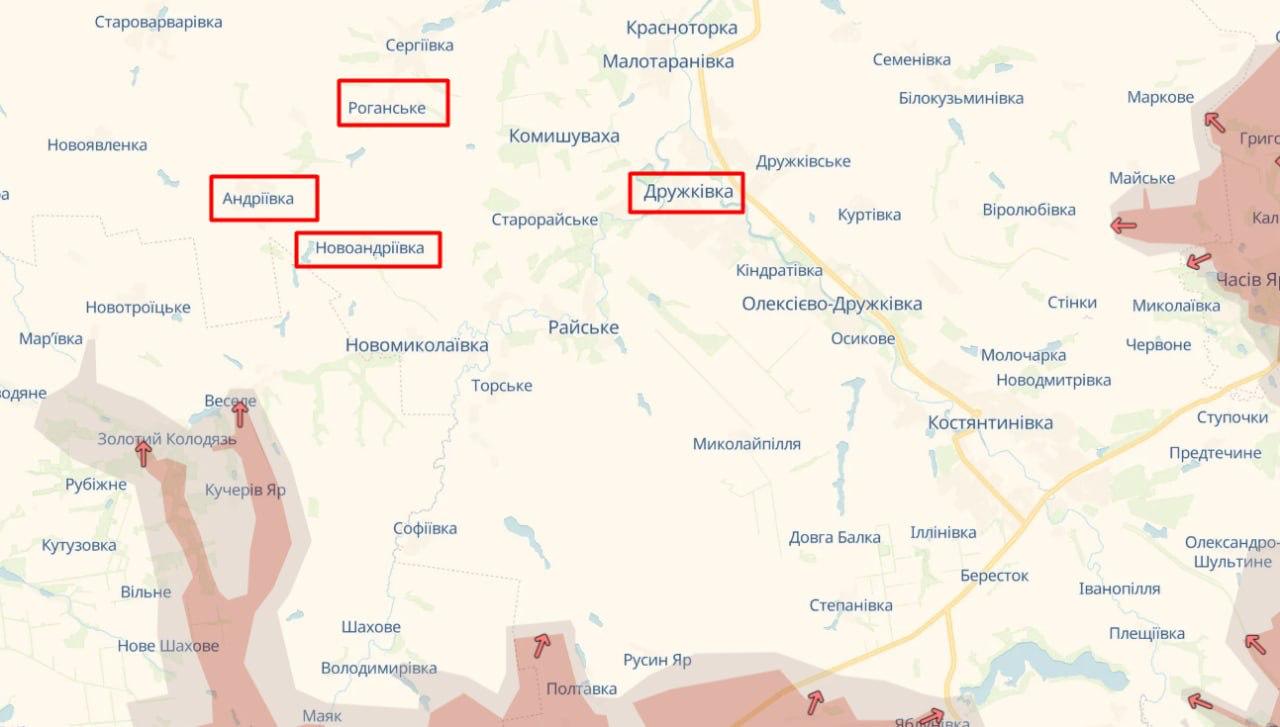 Карта евакуації. Джерело - Телеграм