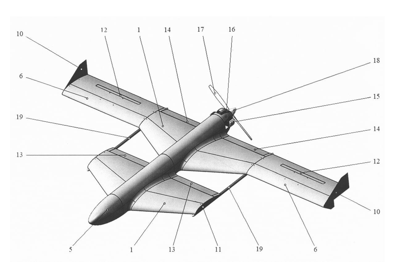 Эскиз нового БПлА РФ. Источник - en.defence-ua.com