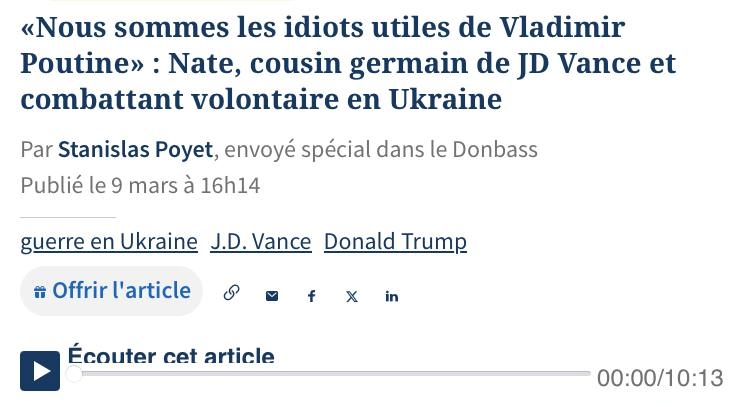 Знімок заголовка на lefigaro.fr