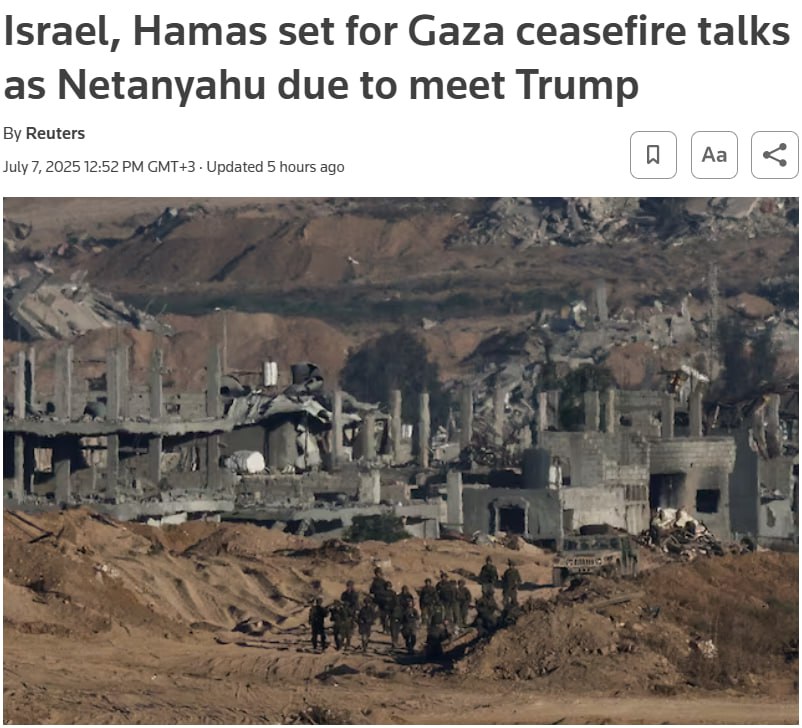 Снимок заголовка на reuters.com