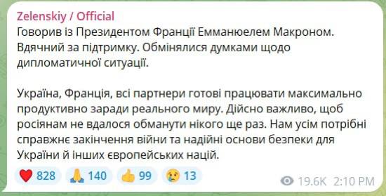 Снимок сообщения в Телеграм