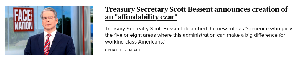 Снимок заголовка на cbsnews.com/politics/