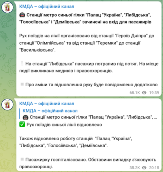 Снимок сообщения в Телеграм