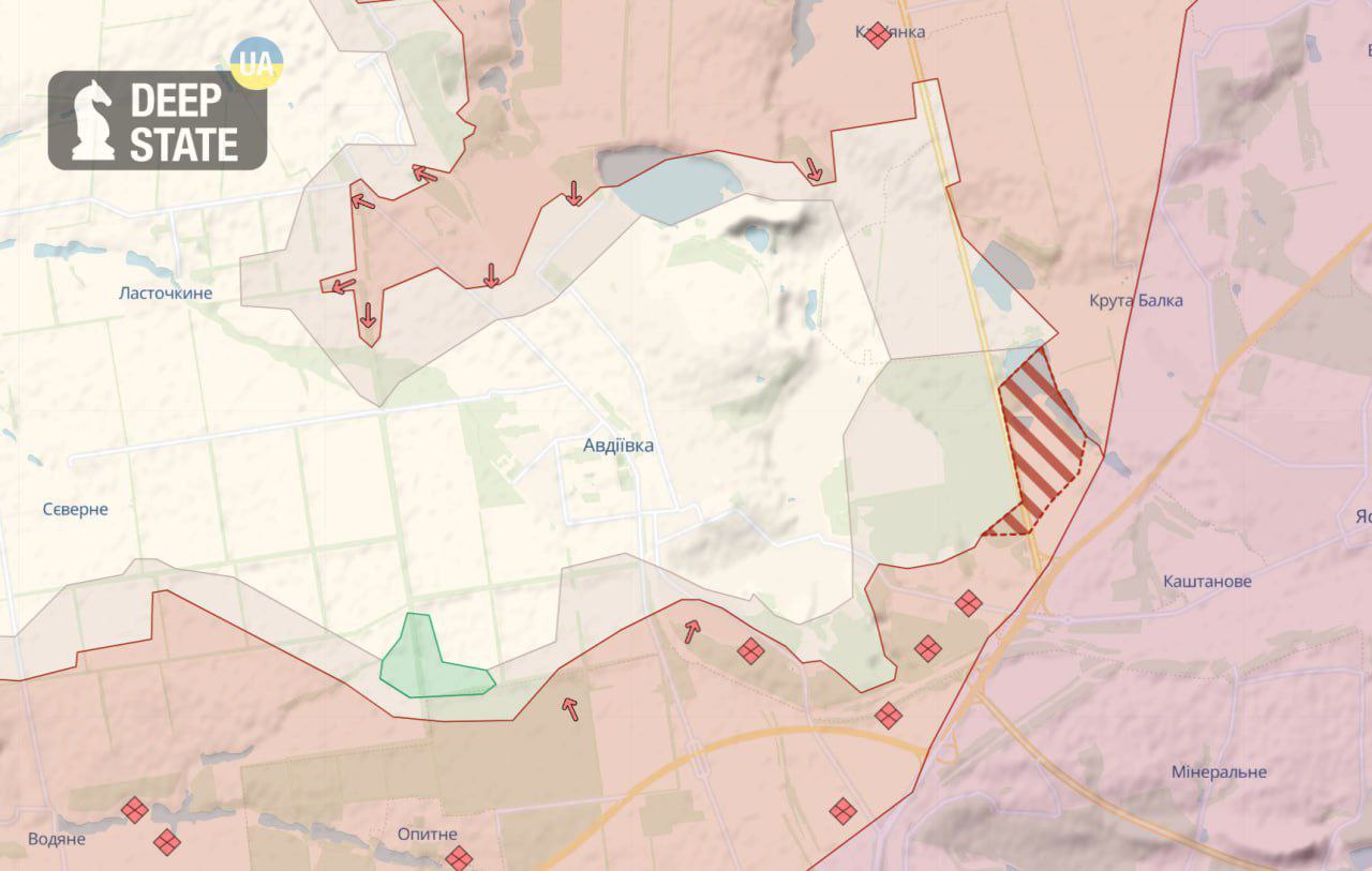 Карта боевых действий. Источник - Телеграм
