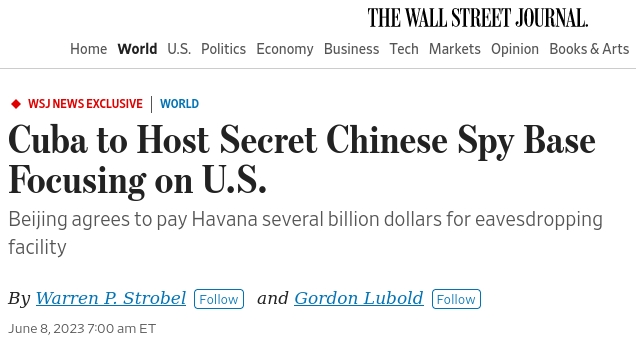 скриншот из The Wall Street Journal